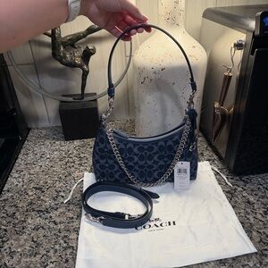 Coach Juliet Shoulder Bag 25 In Signature Denim